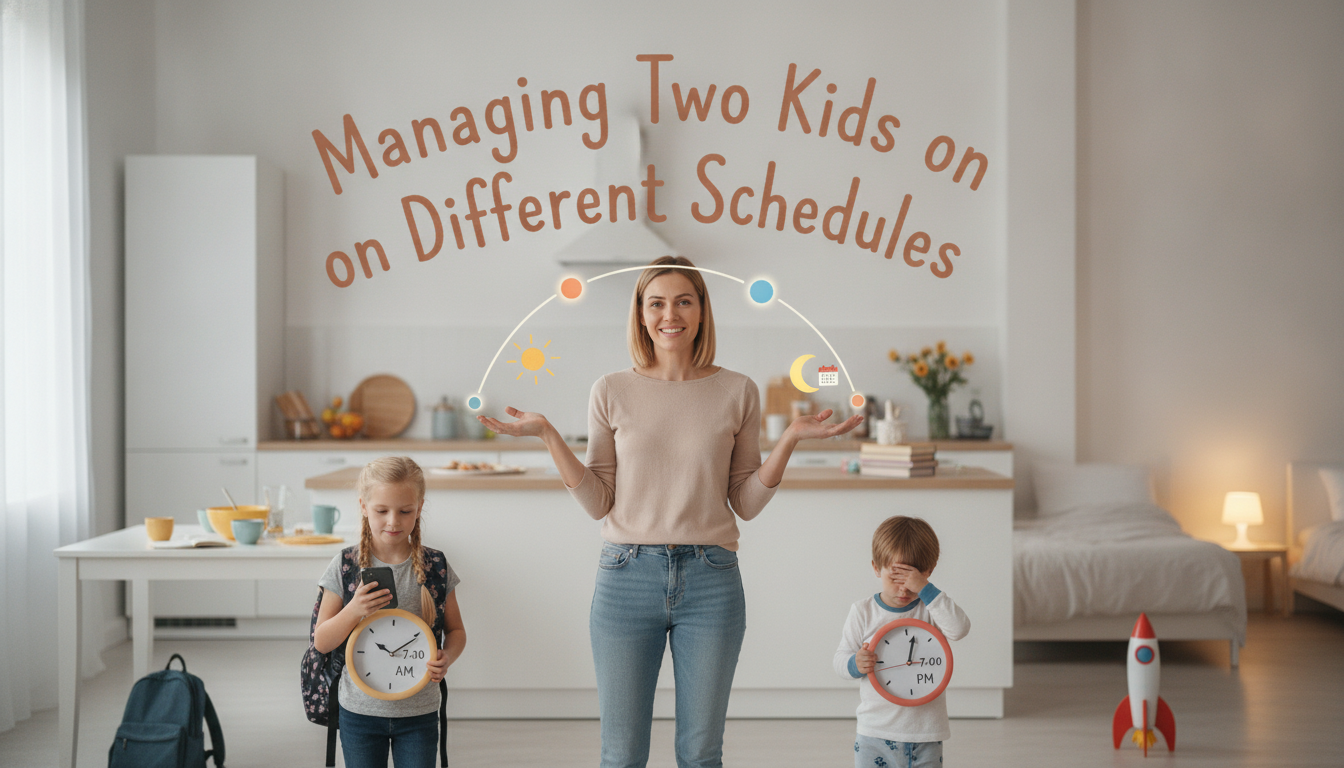 Two Kids, Two Schedules: A Simple Daily Routine System