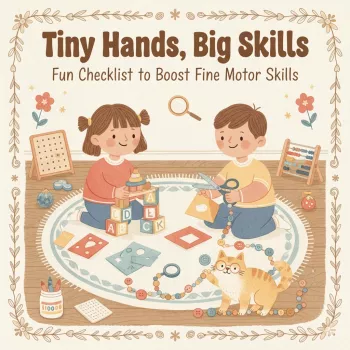 Fine Motor Skills Checklist: Easy Printable Activities